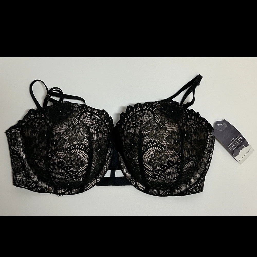 Cacique Black Lace Underwire Bra